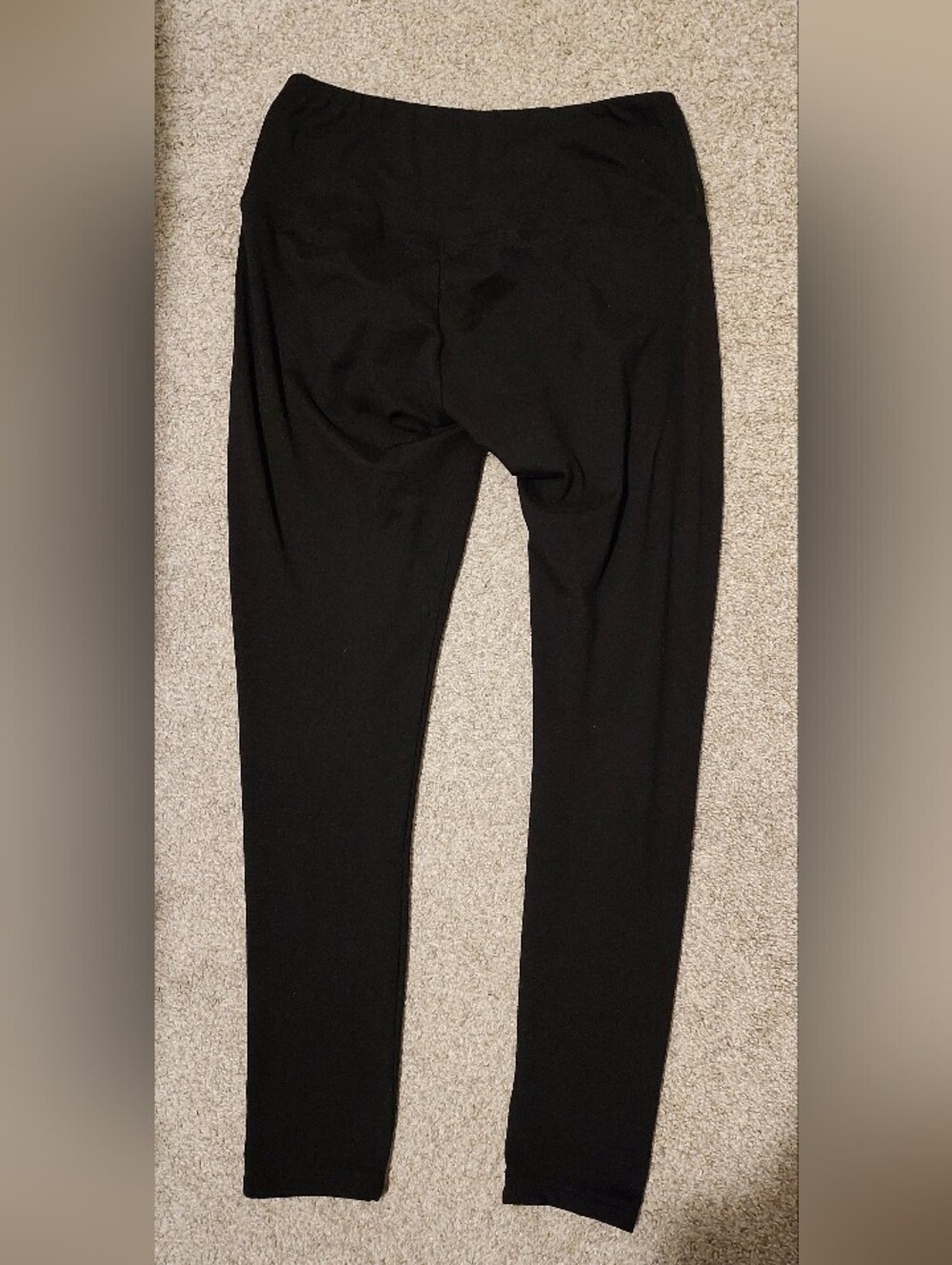 Moral Society Black Stretch Leggings Size M Soft Basic Layer